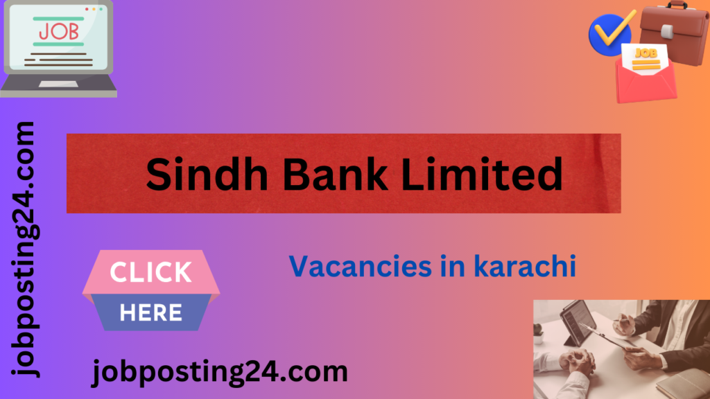 Vacancies in karachi