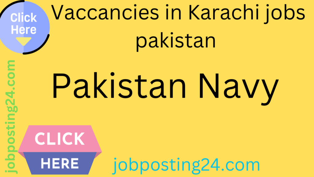 Vaccancies in Karachi jobs pakistan 